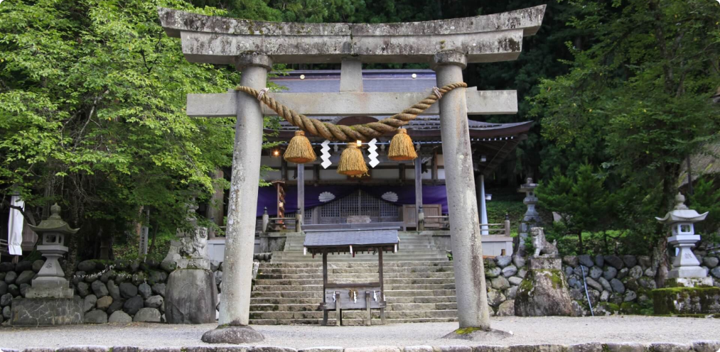 Gate of Japanese shrine